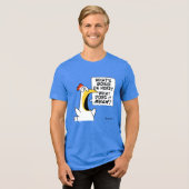 T-shirt En Tri-matière Chicken existentiel par Sandra Boynton (Recto plein)