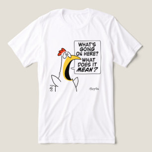 T-shirt En Tri-matière Chicken existentiel par Sandra Boynton