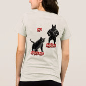 T-shirt En Tri-matière Chien contre Cat Recliner Kombat (Verso)