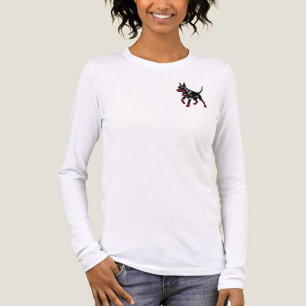 T-shirt En Tri-matière Chien de garde Doberman féroce