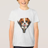 T-shirt En Tri-matière Chien mignon (Recto)