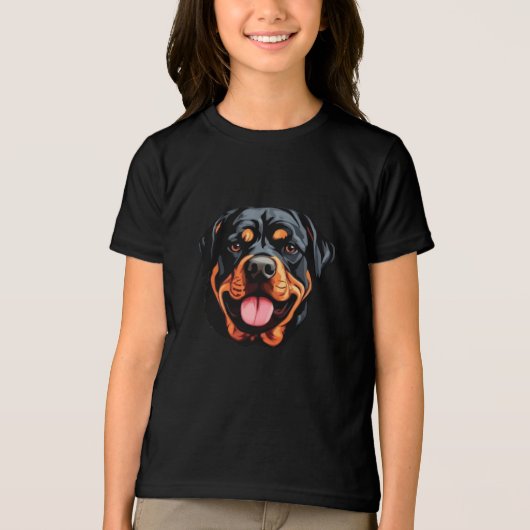 T-shirt En Tri-matière Chien Rottweiler (Recto)