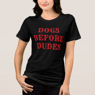 T-shirt En Tri-matière Chiens avant les mecs