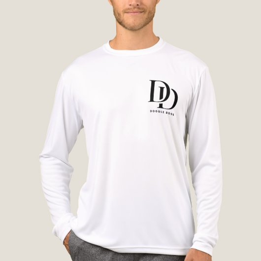 T-SHIRT EN TRI-MATIÈRE CHIENS DOOGLE (Recto)