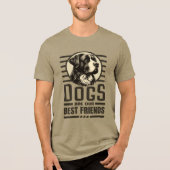 T-shirt En Tri-matière Chiens meilleurs amis (Recto)