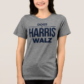 T-shirt En Tri-matière Chiens pour Harris Walz (Recto)