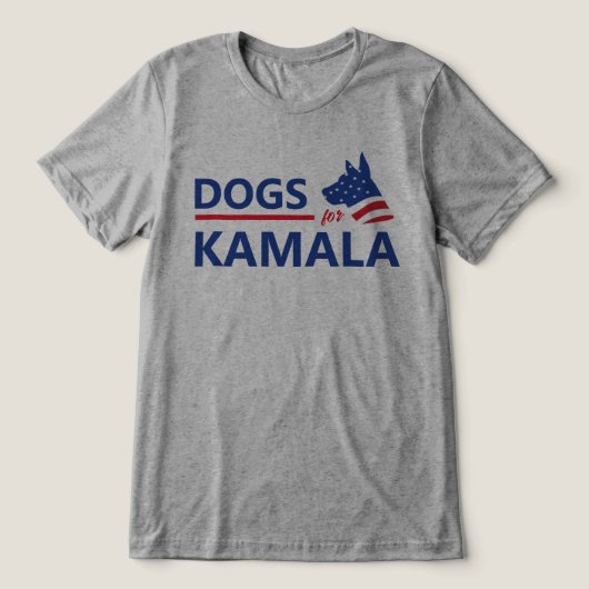 T-shirt En Tri-matière Chiens pour Kamala (Design Recto)