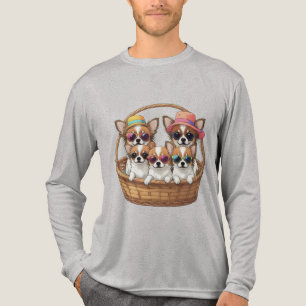 T-shirt En Tri-matière Chihuahua chiots drôles