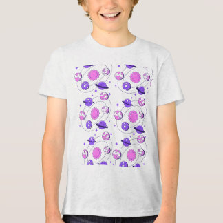 T-shirt En Tri-matière Children's t-shirt design with planet names