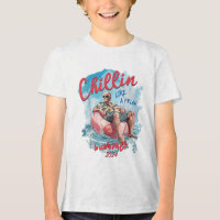 Chillin Comme Un Felon Drôle Trump Chemise Été Tru