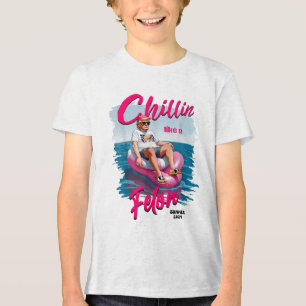 T-shirt En Tri-matière Chillin comme un Felon été 2024 90s 4 juillet T