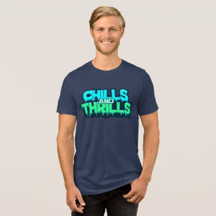 T-shirt En Tri-matière Chills & Thrills Halloween Tri-Blend Shirt