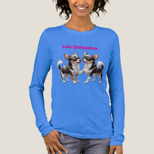 T-shirt En Tri-matière Chiots drôles de Chihuahua