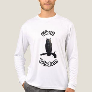 T-shirt En Tri-matière Chouette de la forêt nocturne – Illustration réali