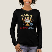 T-shirt En Tri-matière Chrismukkah, Family Chrismukkah (Recto)