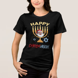 T-shirt En Tri-matière Chrismukkah, Family Chrismukkah