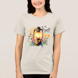 T-shirt En Tri-matière Christ personnalisé Soyez la lumière