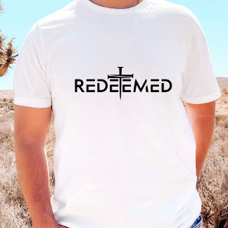 T-shirt En Tri-matière Christian Cross Redeemed 
