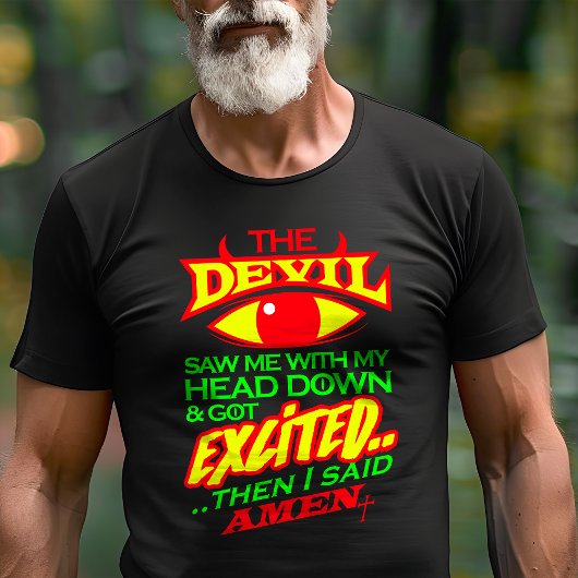 T-shirt En Tri-matière Christian Le Diable S'Est Excité Pasteur