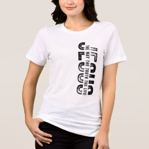 T-shirt En Tri-matière Christianisme personnalisé Jésus Foi Chrétienne