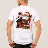 T-shirt En Tri-matière christmas, santa claus, holiday cookies, calico ca (Verso)