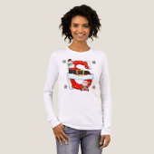 T-shirt En Tri-matière Christmas Snowman Letter S Personalized Sweater De (Recto complet)