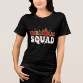 T-shirt En Tri-matière Christmas Squad | Fun Matching Holiday Team Design (Recto)