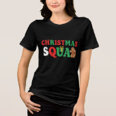 T-shirt En Tri-matière Christmas Squad | Fun Matching Holiday Team Design (Recto)