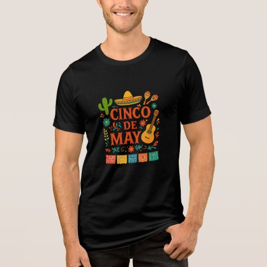 T-shirt En Tri-matière cinco de mayo (Recto)