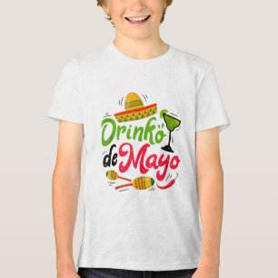 T-shirt En Tri-matière Cinco Drinko De Mayo Hommes Femmes Boire Tequila M