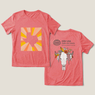 T-shirt En Tri-matière CISV Austin Crâne de boucherie décorative femmes