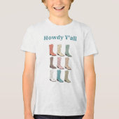 T-shirt En Tri-matière CISV Austin Howdy Kid's (Garçons/Filles) (Recto)
