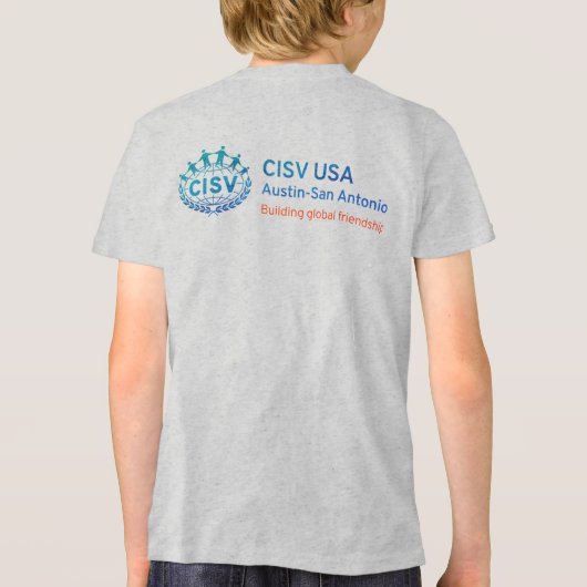 T-shirt En Tri-matière CISV Austin Howdy Kid's (Garçons/Filles) (Verso)