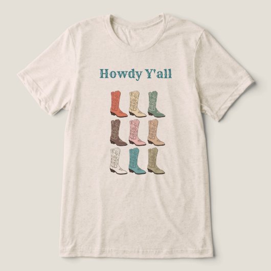 T-shirt En Tri-matière CISV Austin Howdy Y'all (Design Recto)