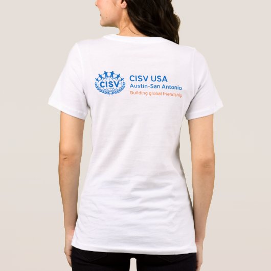 T-shirt En Tri-matière CISV Austin Howdy Y'all Femmes (Verso)