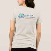 T-shirt En Tri-matière CISV Austin Howdy Y'all Femmes (Verso)