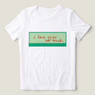 T-shirt En Tri-matière CISV Austin "J'aime CISV tellement." Pour femme