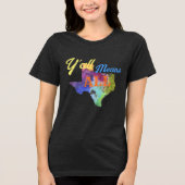 T-shirt En Tri-matière CISV Austin "Y'all Means All" Femmes (Recto)