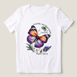 T-shirt En Tri-matière Citation biblique créée de manière effrayante et m