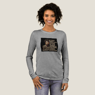 T-shirt En Tri-matière Citation de chaise pliante Shirley Chisholm Histoi