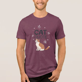 T-shirt En Tri-matière Citation de chat