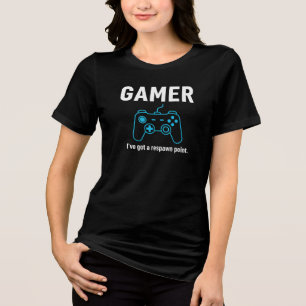 T-shirt En Tri-matière Citation de jeu vidéo drôle "J'ai un point de réap