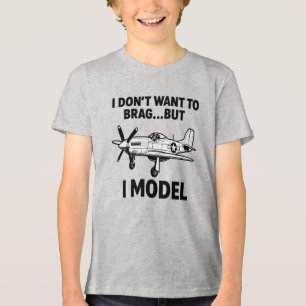 T-shirt En Tri-matière Citation de modèle drôle avec l'avion P‑51 Mustang