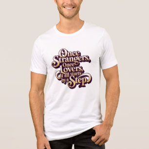 T-shirt En Tri-matière Citation d'étape d'inconnus amants 