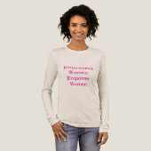 T-shirt En Tri-matière Citation féministe Bella+Canvas Femmes (Recto complet)