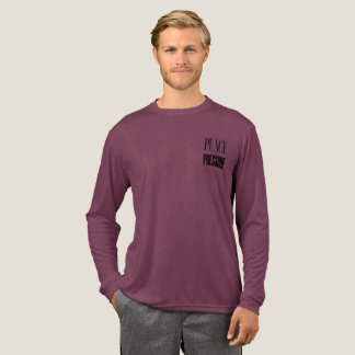 T-shirt En Tri-matière Citation Inspirante Minimaliste Paix Sur Pression