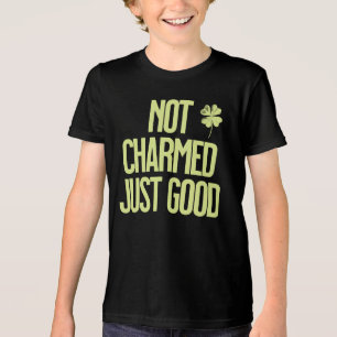 T-shirt En Tri-matière Citation Pas Enchanté Juste Bon Shamrock