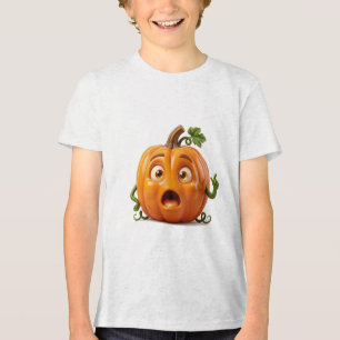T-shirt En Tri-matière Citrouille surprise aquarelle Halloween Art