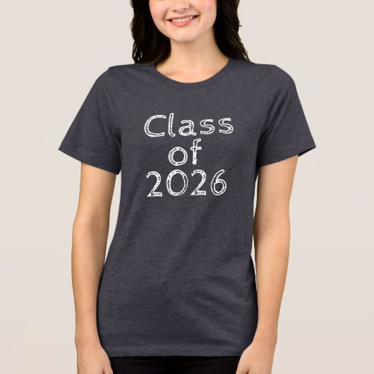 T-shirt En Tri-matière Class Of 2026 Graduation (Recto)