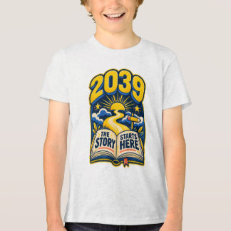 T-shirt En Tri-matière Classe de 2039 Le livre d'histoires commence ici